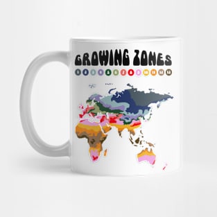 Growing Zones Europe, Asia, Africa & Australia Mug